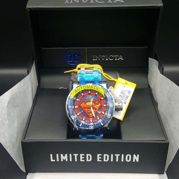NEW INVICTA LIMITED EDITION AUTOMATIC SUPERMAN - Picture 7 of 16